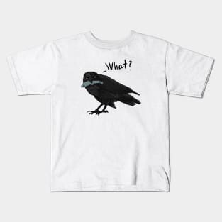 Crow and fish Kids T-Shirt